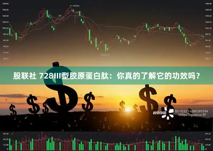 股联社 728Ⅲ型胶原蛋白肽：你真的了解它的功效吗？